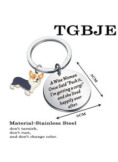 Corgi Gift Corgi Mom Gift A Wise Women One Said I'M Getting A Corgi,And She Lives Happily Ever After Keychain Gift For Dog Lover… (Corgi Keychain) - pzsku/Z862D2C71A75A26E42FDFZ/45/_/1735214144/4ca21d28-24a2-4580-8df1-89c5a4501c90