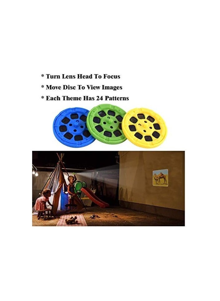 Generic - Children's Projector Toy Educational Science Set Wall Ceiling Tent Flashlight Toddler Flashlight Gift for Boys Girls (Beast) - Image 1