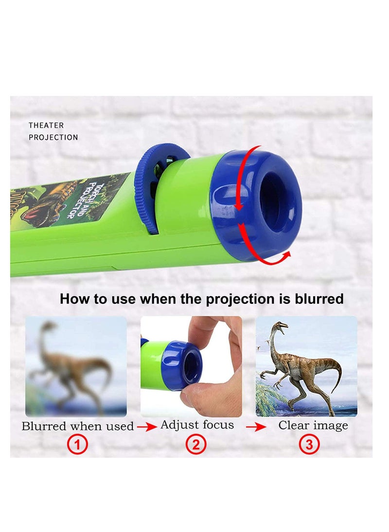 Generic - Children's Projector Toy Educational Science Set Wall Ceiling Tent Flashlight Toddler Flashlight Gift for Boys Girls (Beast) - Image 1