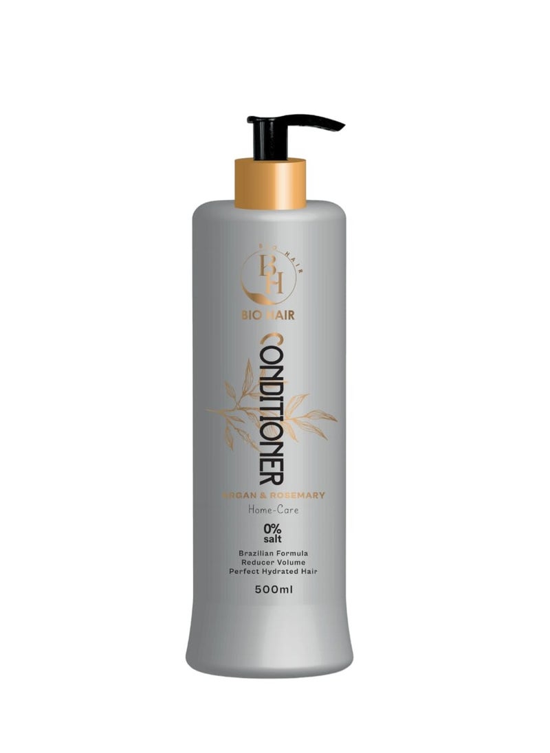 B H Bio Hair - Bio Hair Shampoo and Conditioner Enriched with Argan Oil and Rosemary Oil for Protein Treated Hair 500+500 ml - Image 1