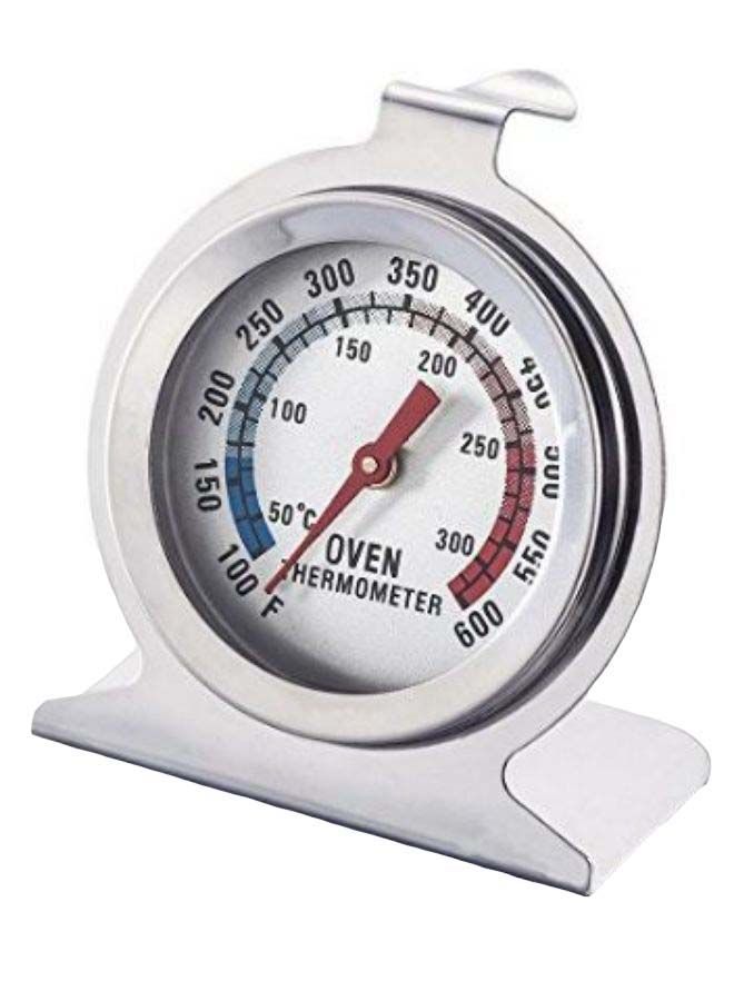 نيبمينينت مقياس حرارة من الإستانلس ستيل للخبز في الفرن فضي/أبيض/أحمر