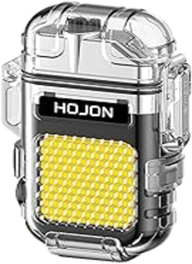 Generic Rechargeable Portable LED Searchlight with 3 Lighting Modes, Portable Searchlight with Built-in Cigarette Lighter, Multifunctional Portable Light with Magnetic Base for Camping and Emergency 