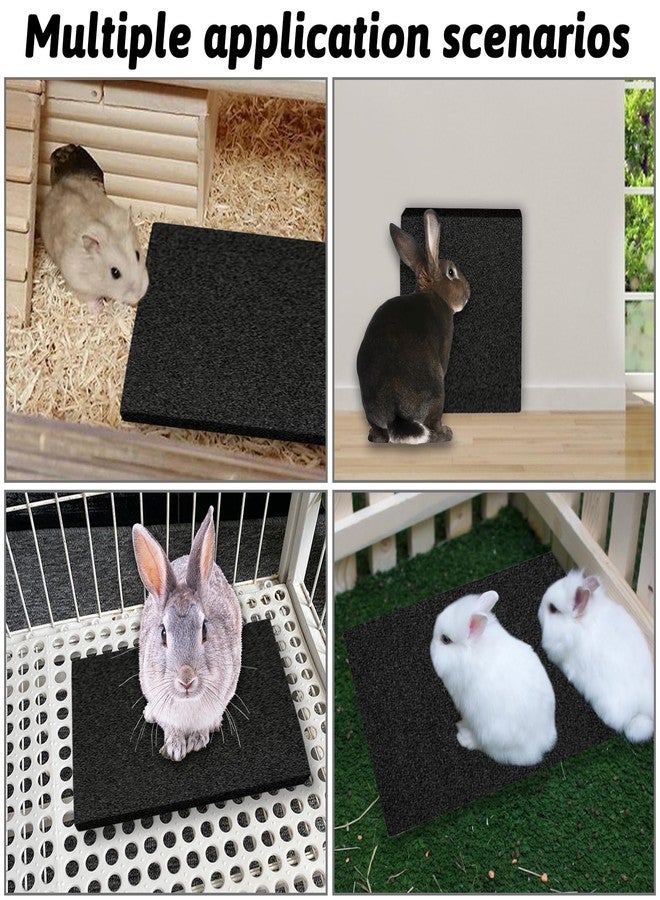 Hamiledyi Rabbit Scratch Foot Pads - 4 Pcs Small Animal Lava Grinding Teeth Stone for Bunny, Hamster, Guinea Pig, Rat, Gerbil, Chinchilla & Hedgehog - Image 5