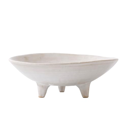 CM CHIC MONDAY 6 Small Decorative Bowl MultiPurpose Decorative Bowls for Keys Candy and Home Decor Ceramic Bowl Retro White - Image 1
