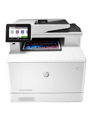 طابعة ليزر ملونة متعددة الوظائف MFP M479fnw لاسلكية مع وظيفة فاكس/طباعة/نسخ/مسح ضوئي/واي فاي، W1A78A أبيض أبيض