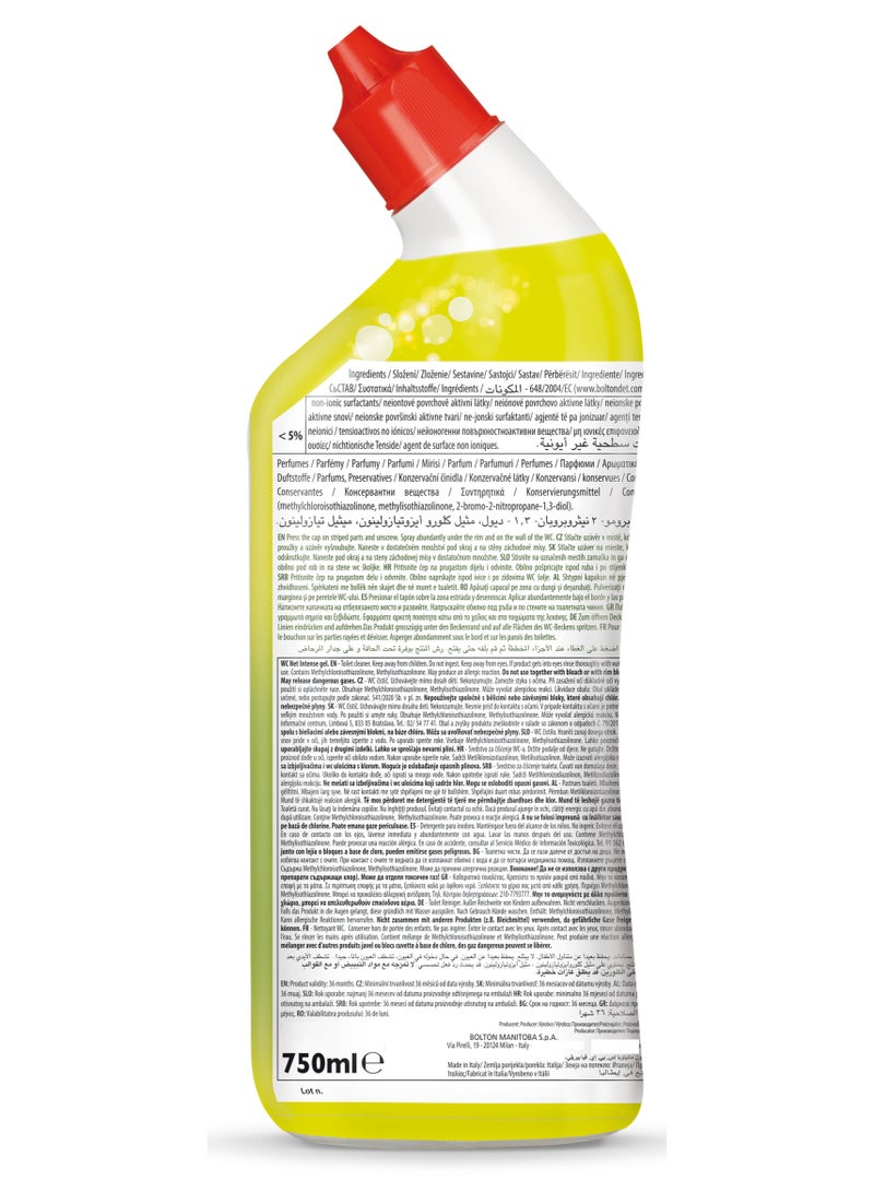 Wc Net Liquid Basin Cleaner Intense Lime 750 ML - Image 2