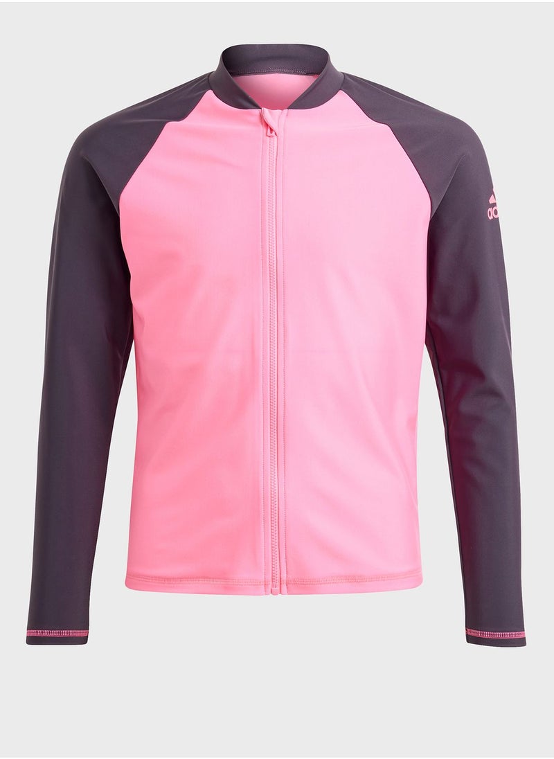 Adidas Kids Rash Guard Swimshirt  - Image 1