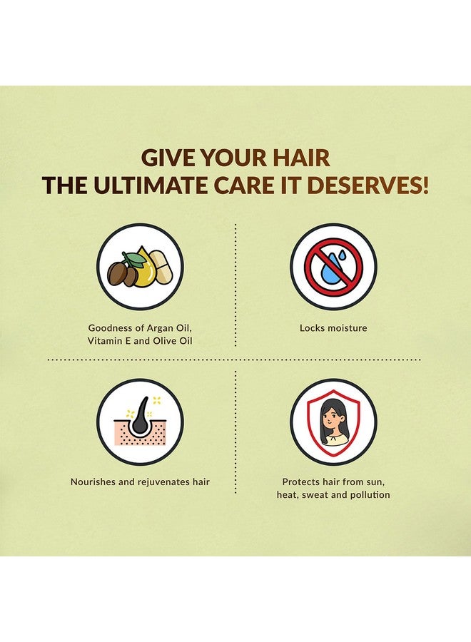 Olivia Moisture Lock Nourishment Hair Serum With Argan Oil Extract Smooth For Smooth Frizzfree Shiny & Tangle Free Hair 100Ml - Image 4