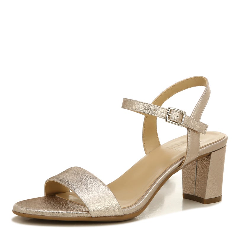 Naturalizer صندل هيلد للسيدات من ناتشورلايزر بريستول بلون فضي دافئ 9 م