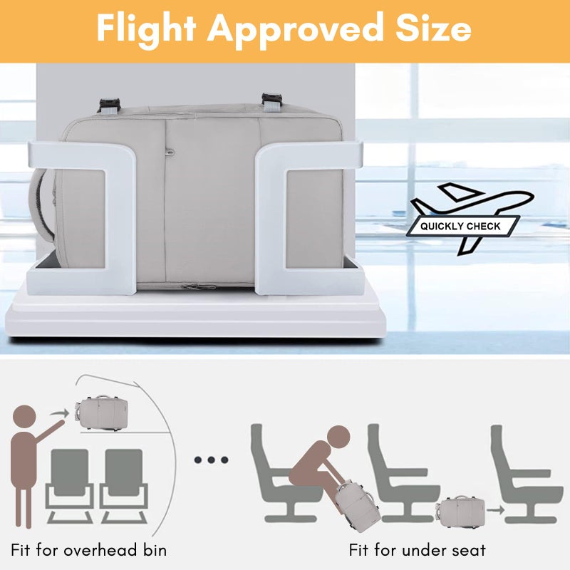 Taygeer Laptop Backpack Purse for Women, Backpack for College Essentials with 15.6inch Laptop Compartment, Travel Bag Airline Approved CarryOn Work Bag for Nursing Doctor Business Travel, Brown - Image 4