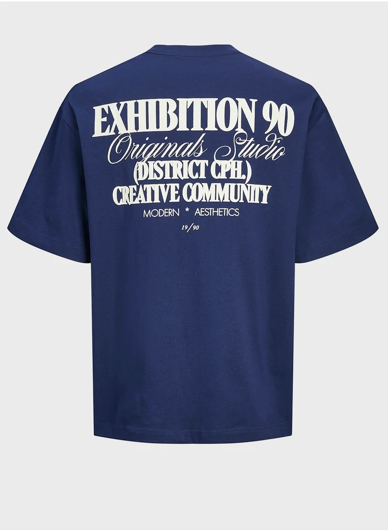 JACK & JONES Graphic Crew Neck T-Shirt