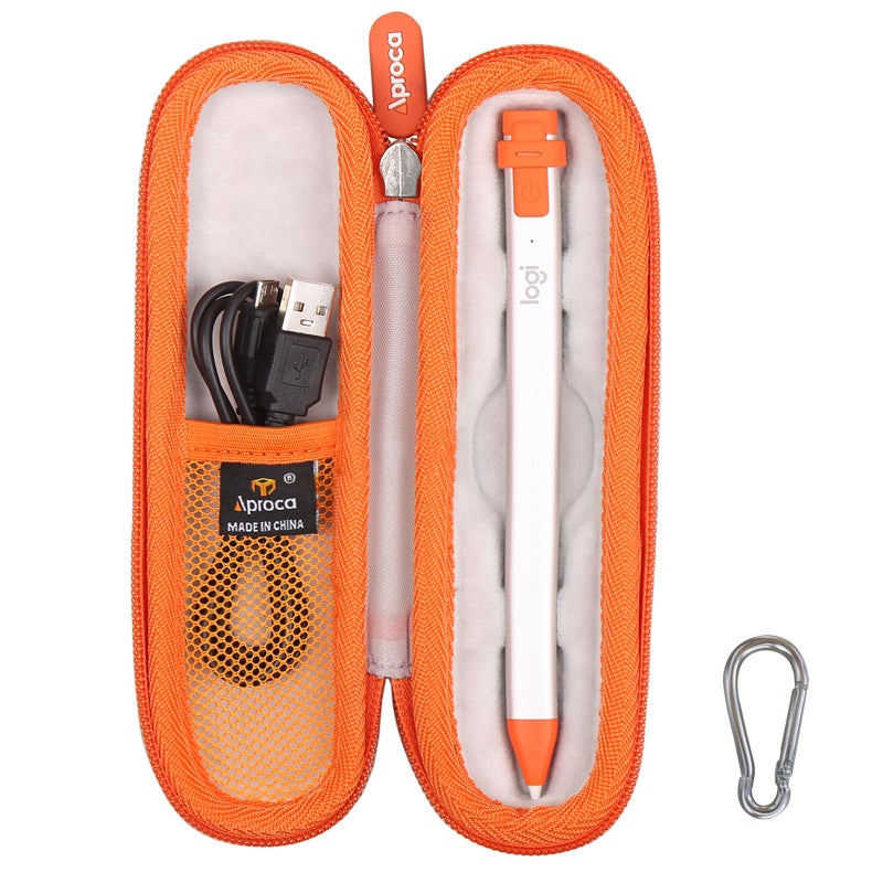 Aproca Case Compatible with Logitech Crayon Digital Pencil Storage Portable Bag for Accessories Case Only