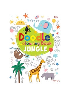Om Books International Doodle Colouring Book Jungle 