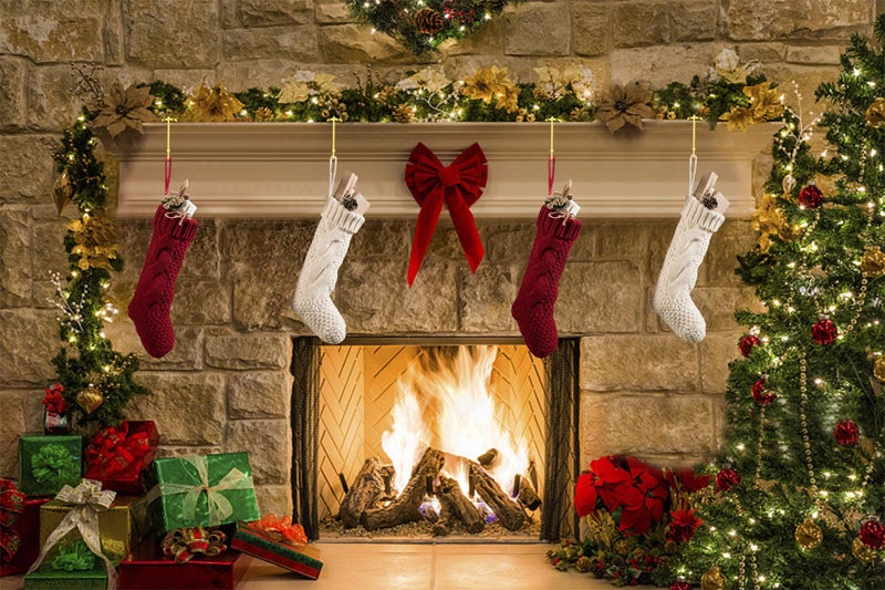 Komotu Christmas Stocking Holder For Mantle - 4 Pack Non-Slip Stocking Mantel Holders Hooks Hanger For Christmas Xmas Fireplace And Party Decoration (Gold) - Image 5