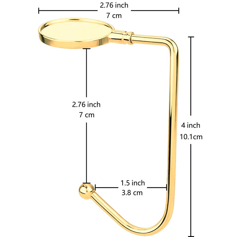 Komotu Christmas Stocking Holder For Mantle - 4 Pack Non-Slip Stocking Mantel Holders Hooks Hanger For Christmas Xmas Fireplace And Party Decoration (Gold) - Image 2