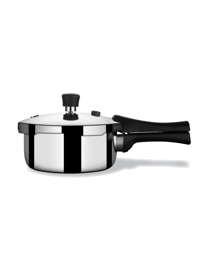 ستال طنجرة ضغط ثلاثية من ستال إكسبريس، واسعة، تعمل بالحث، سعة 2.5 لتر، بغطاء خارجي، متوافقة مع مواقد الحث والغاز، ضمان 5 سنوات - Image 1