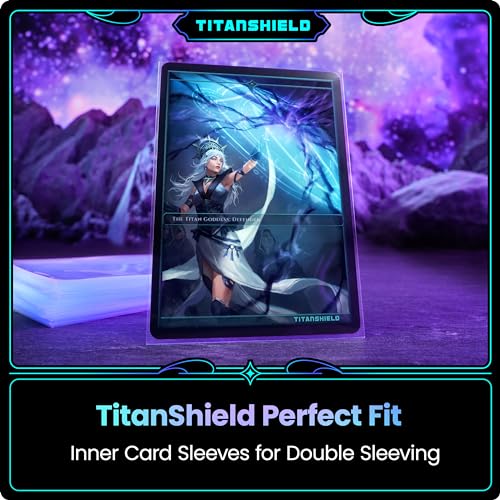 TitanShield 200 Premium 60-Microns Ultra Clear Standard Size Perfect Exact Fit Inner Card Sleeves. Perfect for Double-sleeving and Compatible with Pokémon Cards MTG Magic The Gathering Lorcana - Image 2