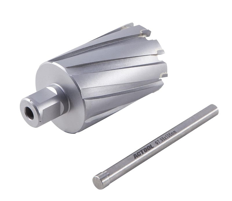 ACTOOL 1-7/8'' Diameter x 2'' Depth of Cut Carbide Tipped TCT ANNULAR Cutter with 3/4'' Weldon Shank - Image 4