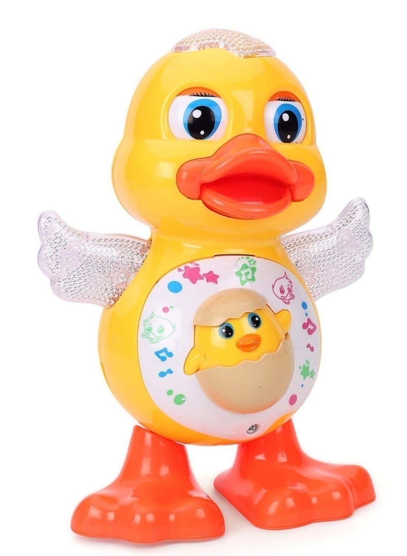 Bukela Interactive Dancing Duck Toy with Lights and Music, Singing Swaying Duck Baby Toys with Moving Eyes and Flashing Wings, Fun Musical Crawling Walking Development Toy for Toddlers - Image 5
