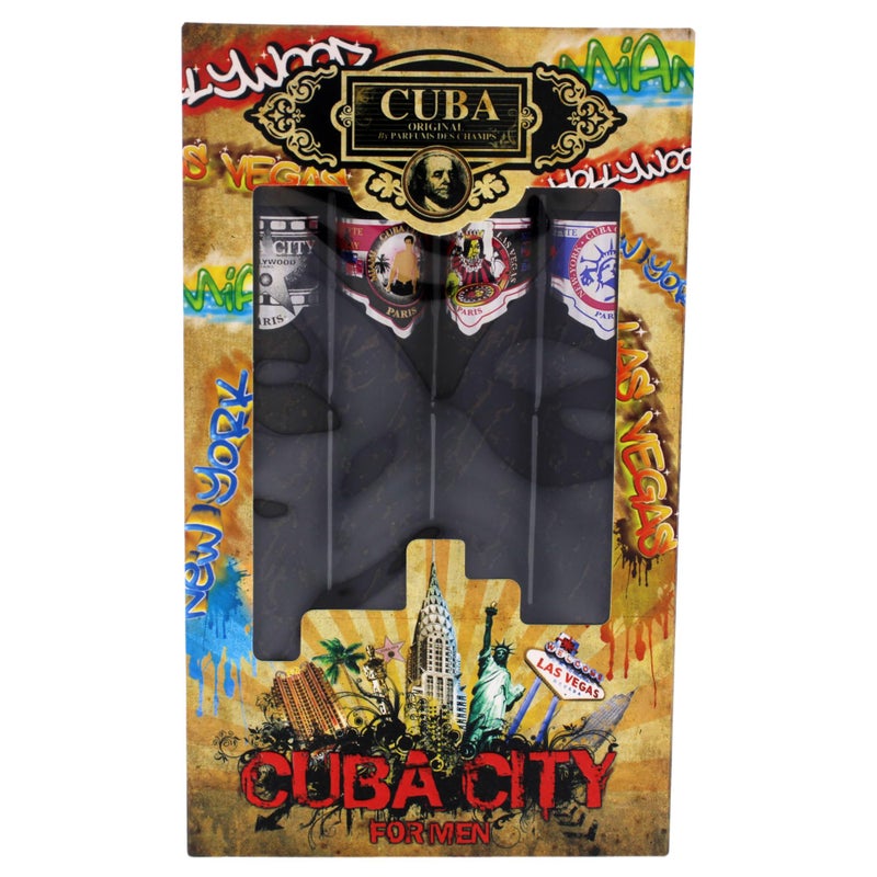Cuba City 4-Piece Set for Men, (Hollywood + Vegas + Miami + New York) - Image 5