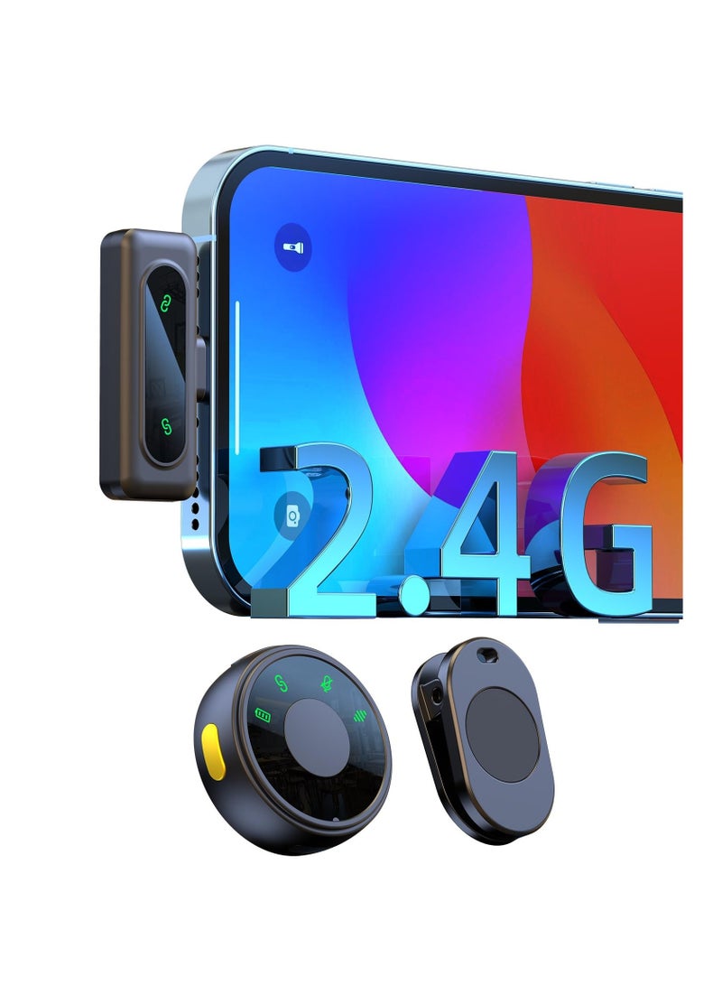 Captaintech Usb Microphone for iPhone 15, Mini Video Recording Microphone, Youtube Podcast Microphone, Content Creator Microphone, Vlogging Mic Wireless Lav Mic for TikTok, Live Stream, Facebook, Zoom - Image 5