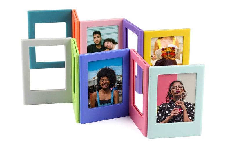 QUEEN3C 10 Packs Colorful 3 Inches Photo Magnetic Frame for Fujifilm Instax Mini 2x3 Film for Mini Table Photo Frame  Fridge Magnetic Photo Frame  Table Locker  Whiteboard  Small Picture Holder. - Image 5