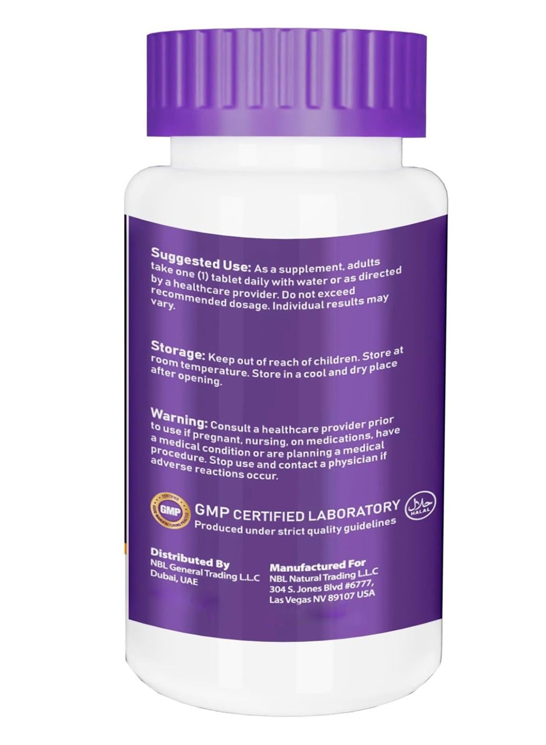 Nbl Natural Iron High Potency Ferrous Sulfate Iron Supplement 45Mg Tablets 100'S