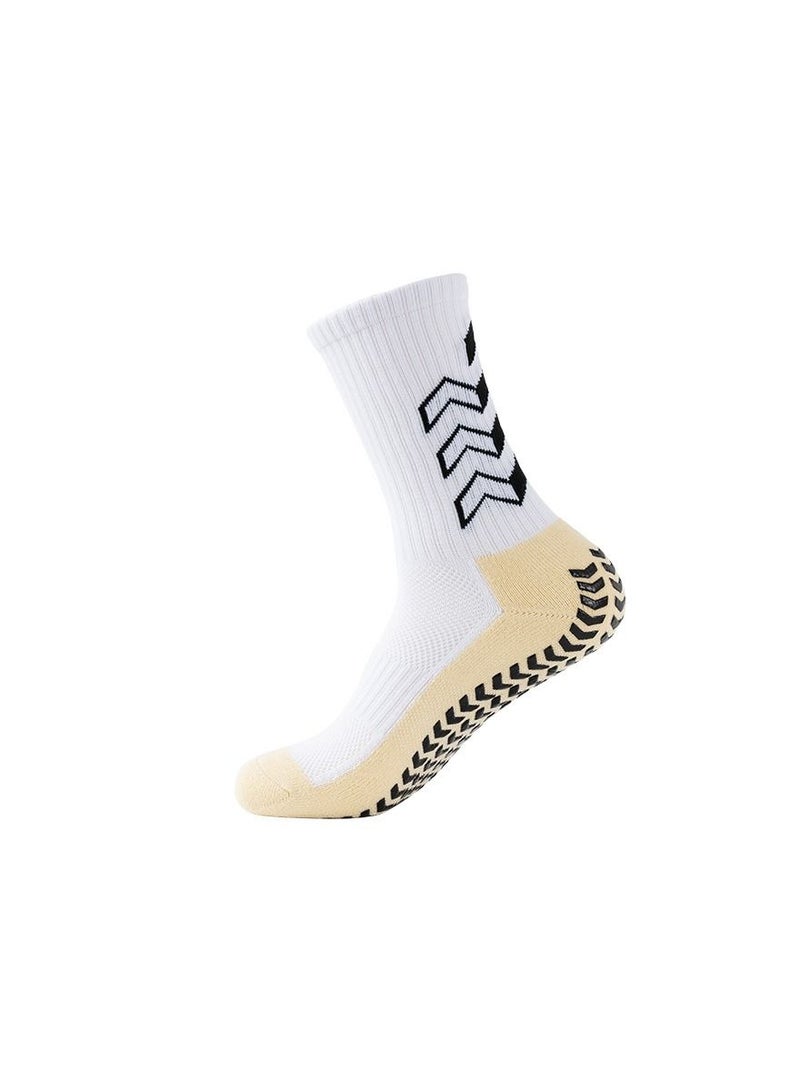 Loquat Anti Slip Mid Calf Sport Socks 