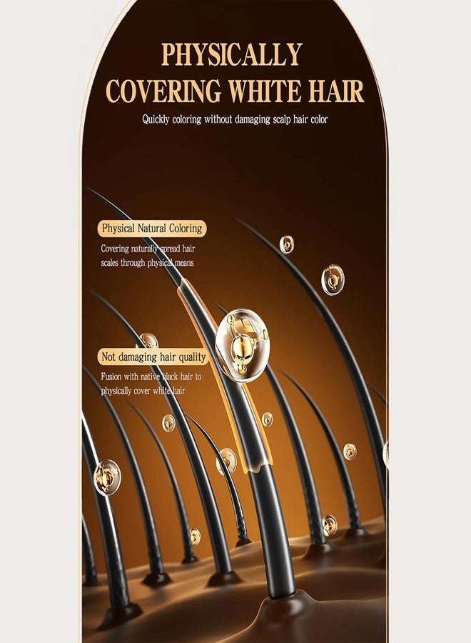 AMIRATE Hair Color Comb Stick Black Temporary Grey Hair Coverage Waterproof and Sweat Resistant Easy Application for Men and Women - Image 4