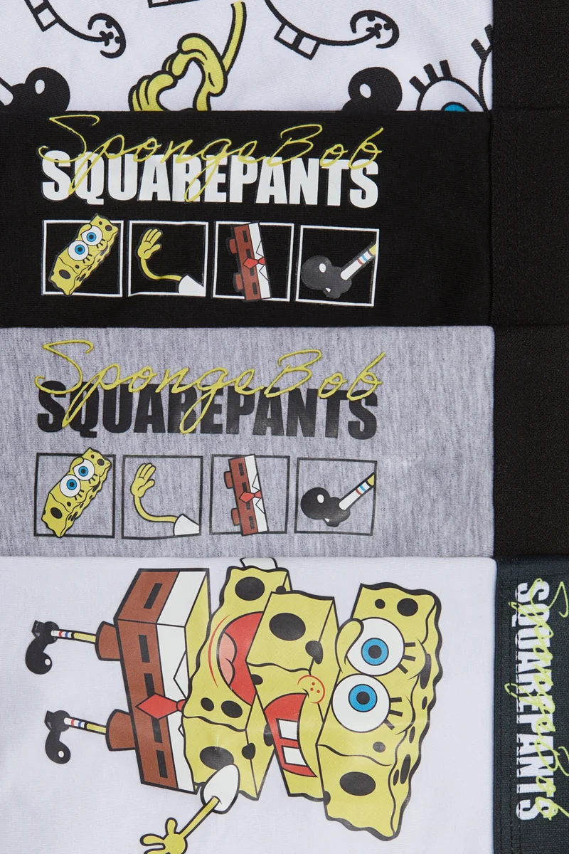 H&M 5-pack print-motif cotton boxer shorts