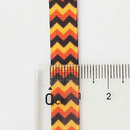 Chenkou Craft Assorted 15 Yards 3/8" (10mm) Grosgrain Ribbon DIY Craft Accessory Halloween Ribbons - Image 3