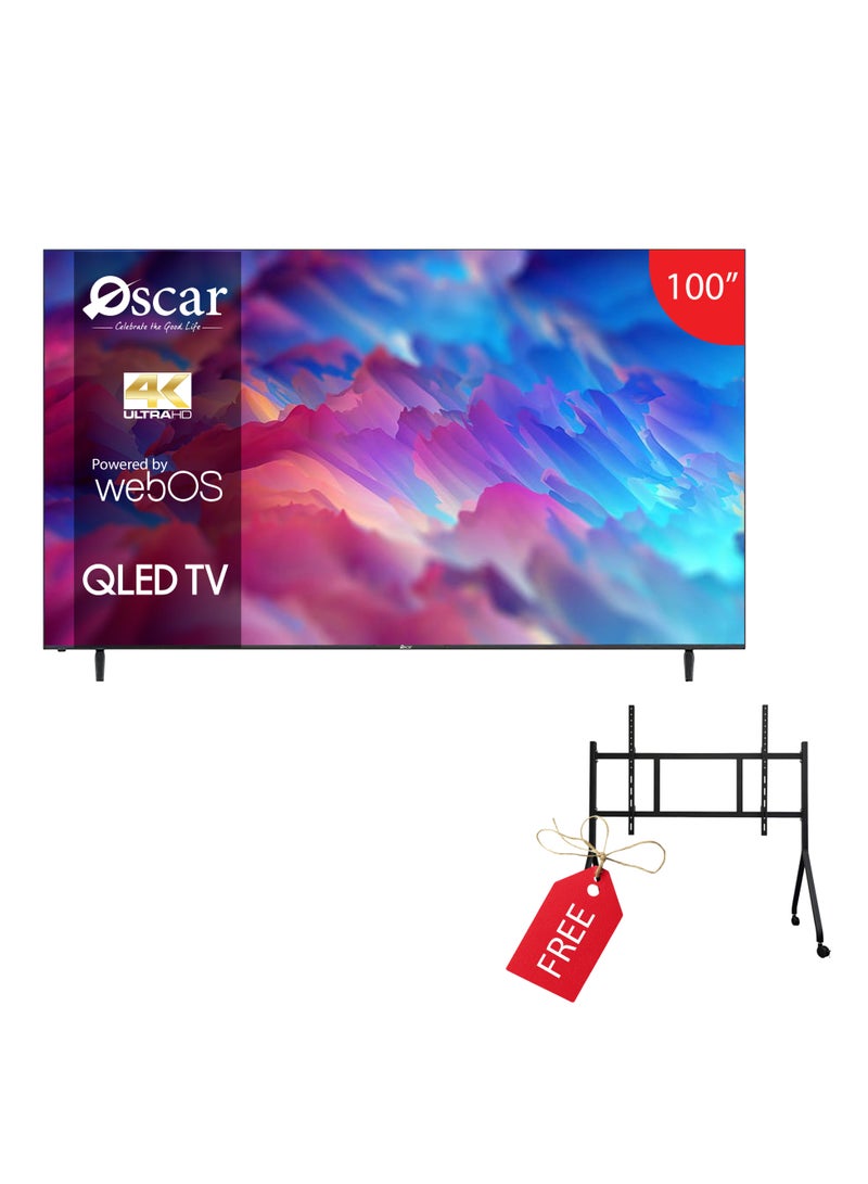 أوسكار تلفزيون أوسكار 100 بوصة QLED OS100QD4KW - Image 2