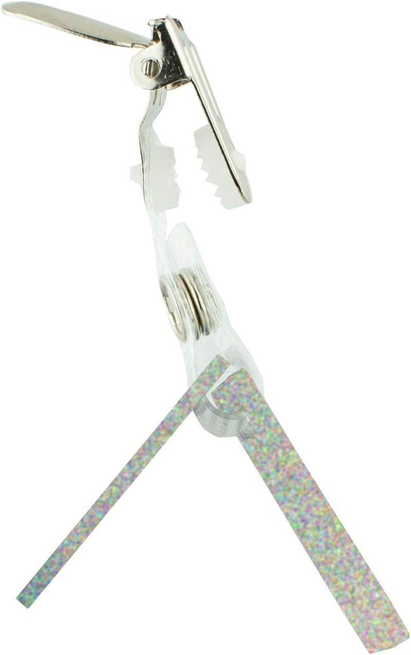 ROLSELEY X-ray Markers with Carry-on Strap Radiography Tablet Markers Radiopaque L and R for Radiographer with Red Roses Floral Pattern Clip with Metal Poppers - Image 2