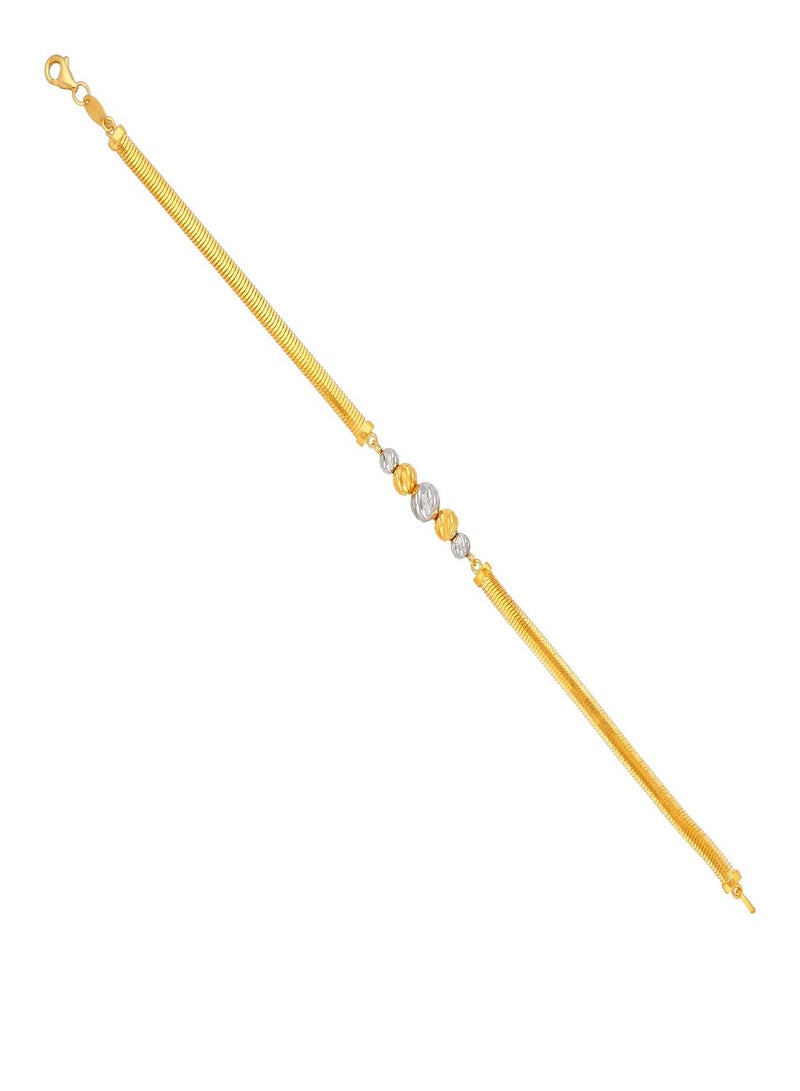 Malabar Gold and Diamonds 22 KT 916 Purity Gold Bracelet LABR605T75  - Image 2