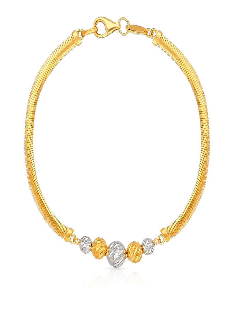 Malabar Gold and Diamonds 22 KT 916 Purity Gold Bracelet LABR605T75  - Image 1