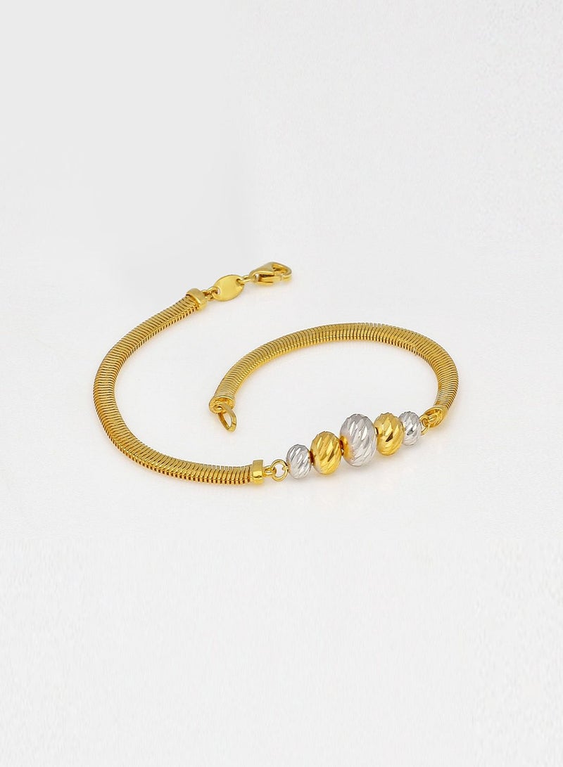 Malabar Gold and Diamonds 22 KT 916 Purity Gold Bracelet LABR605T75  - Image 3