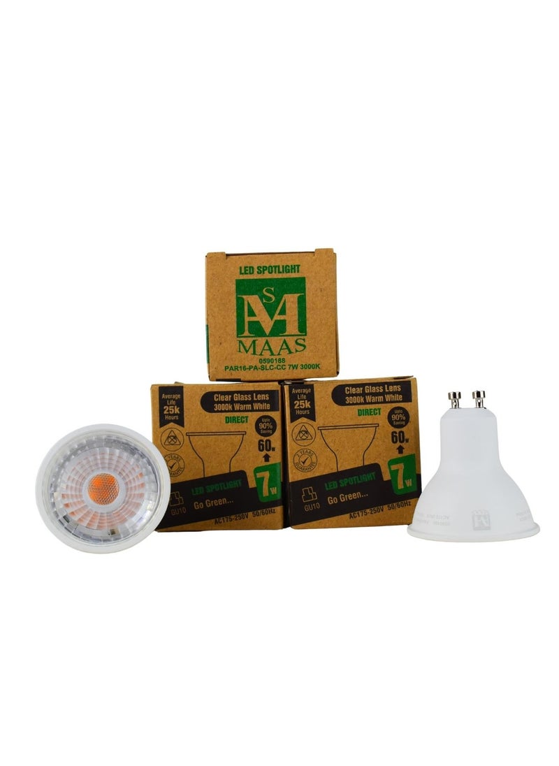 MAAS A set of high-quality LED bulbs consisting of 10 pieces, lighting for rooms, home and gardens  - Image 1