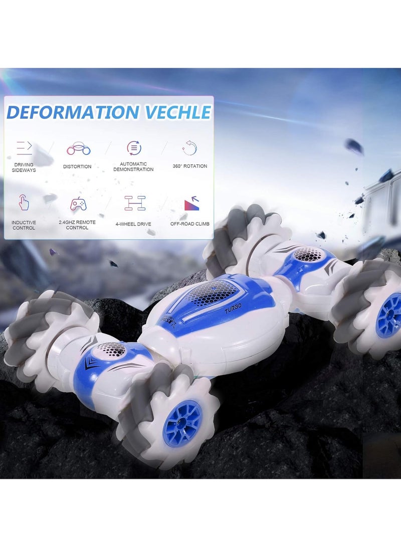 Remote Control Watch Gesture Sensor Deformable Electric Toy Car - Image 2