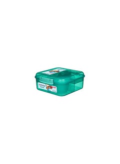sistema Sistema 1.25L Bento Cube Lunch Box - green  - Image 1