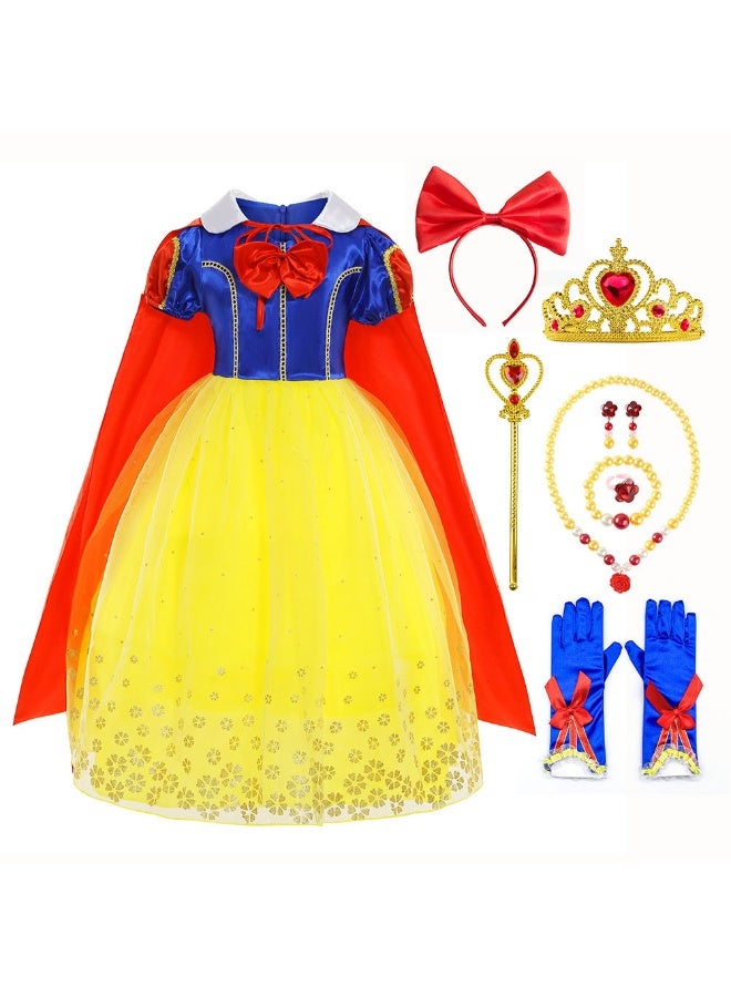 NIBEMINENT Snow White luxury heavy industry puffy dress Halloween lace children's dress - Image 1