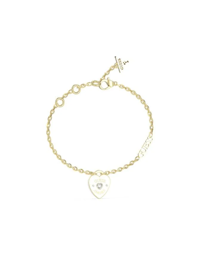 جس Heart Charm Bracelet