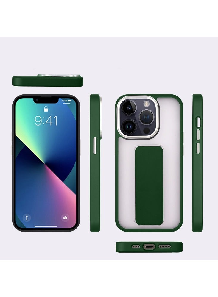 New iPhone 15 Pro Max Case with Magnetic Kickstand, Dark Green - Image 3