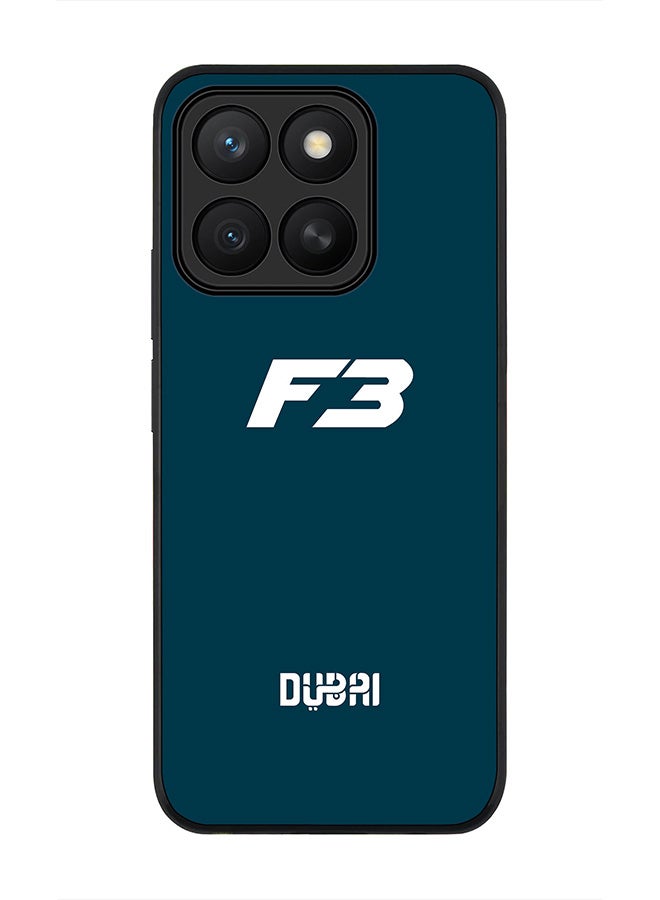 Stylizedd For Honor X8c Case,Slim fit Camera Protection, Shockproof Thin Phone cover  -  Faz3 Dubai Blue
