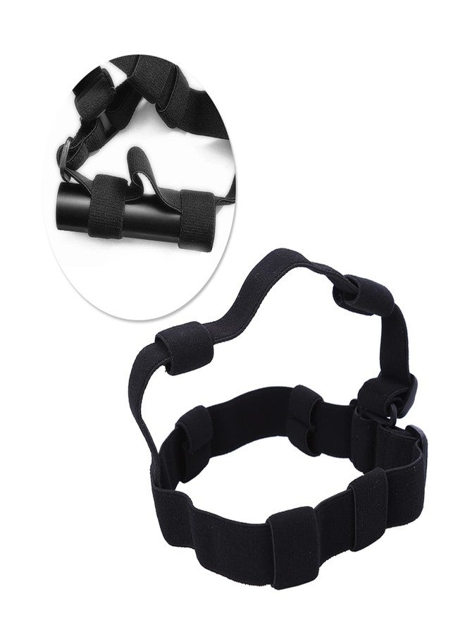 Haofy Black Flashlight Headband Headlamp Band for Flashlight Outdoor Tools, Replacement Headband, Headband Flashlight Holder - Image 2