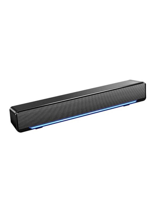 NIBEMINENT Stereo Bass Subwoofer Wired Speaker V5902 Black  - Image 1