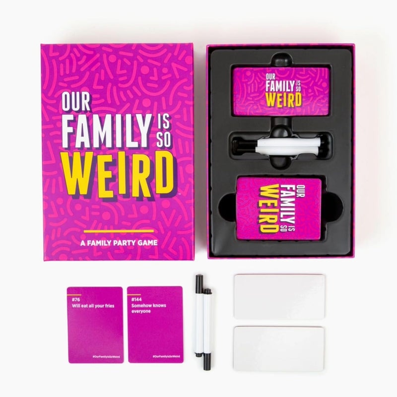 DSS Games Our Family is So Weird [A Family Card Game to Decide Whoâ€™s Most Likely to | Game Night Idea for Teens, Adults & Groups | Great for Stocking Stuffers, Christmas, Holiday Party] - Image 3