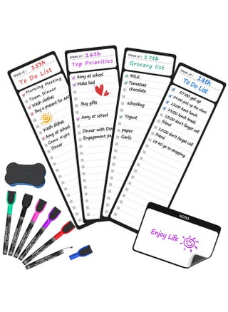 Magnetic To Do List Board For Refrigerator 4X12 Multifunctional Dry Erase List Board Chore Chart For Adults Planner Reusable Magnet Grocery List For Fridge Schedule Board Shopping List - pzsku/Z862F77B9FBD629D37783Z/45/_/1720520123/e694e023-df4a-47d0-814b-225bd323118d