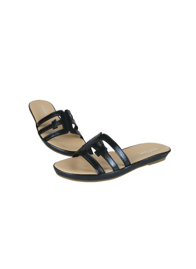 Michelle Morgan Michelle Morgan Ladies Low Flat Round 114ZD675-Blue  - Image 2