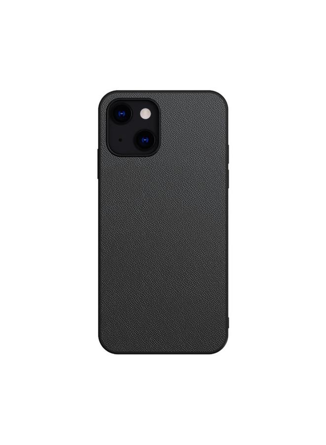 S-TOP Case For iPhone 13 mini Plain Skin Leather Phone Case - Image 1