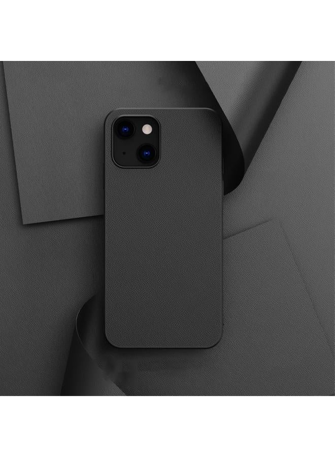 S-TOP Case For iPhone 13 mini Plain Skin Leather Phone Case - Image 2